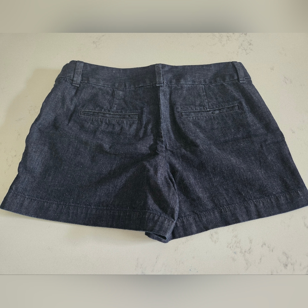 LOFT Blue Jean Shorts Classic Tailored Design - Picture 2 of 7